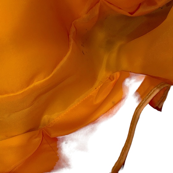 HTF JESSICA SIMPSON OFF-WHITE SNAKESKIN HANDBAG PURSE, WITH YELLOW INTERIOR. - Picture 7 of 10